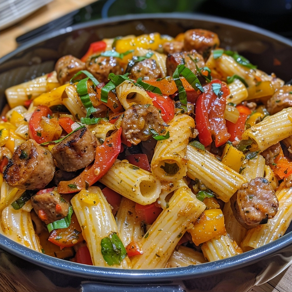 Quick Sausage & Peppers Pasta for Easy Dinners